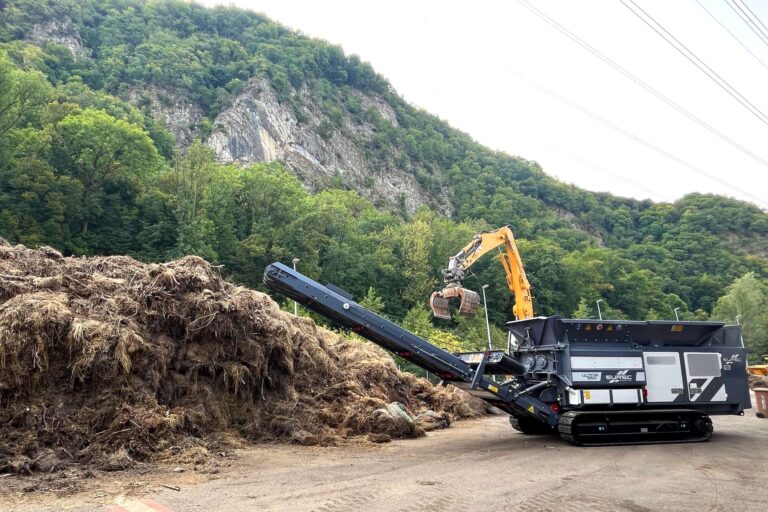 Am Messestand F202 präsentiert EuRec den Zweiwellenzerkleinerer ULTIMA 850